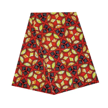 

2019 best quality veritable ankara Printed in fabric African wax block 100% cotton 6yards nice design for african woman V-L 551