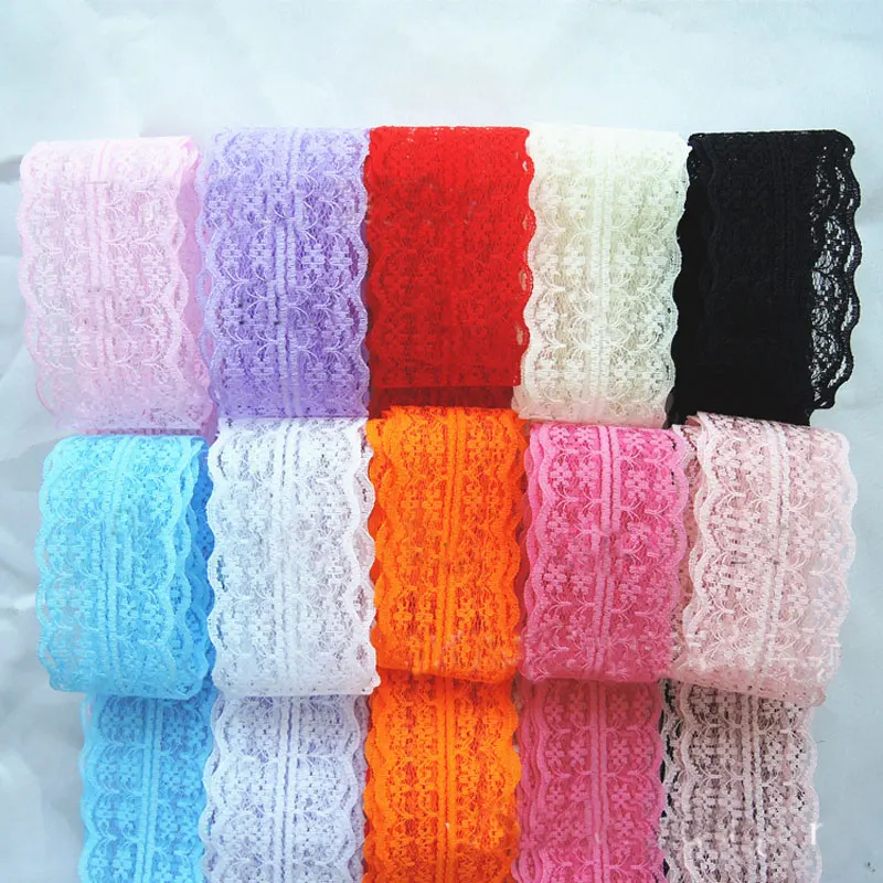 

1Yard Length Acrylic Yarn 4.5cm Width Lace Band Accessories Handmade DIY Lace Material Home Wedding Decor Supplies High Quality
