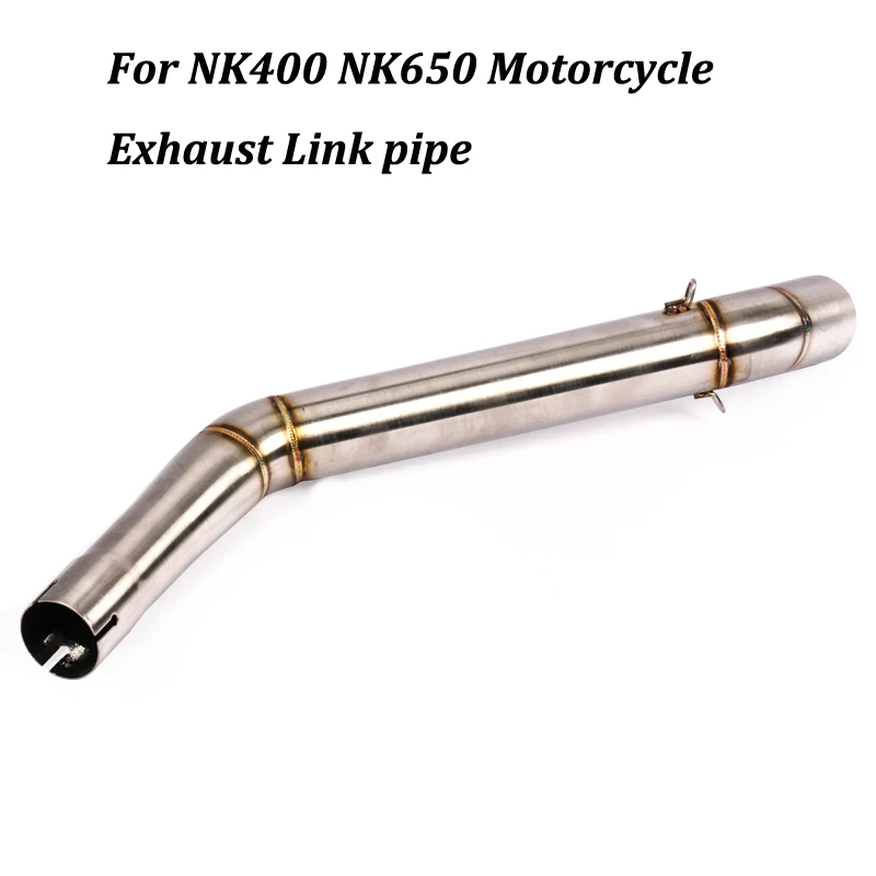 Слипоны для CFMOTO NK400 NK650 51 мм мотоцикл глушитель модифицированный Escape среднего соединения из нержавеющей стали