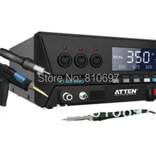 ATTEN паяльник для подключения к Термовоздушная паяльная насос 3 в 1 многофункциональная паяльная станция 220 В дополнительно
