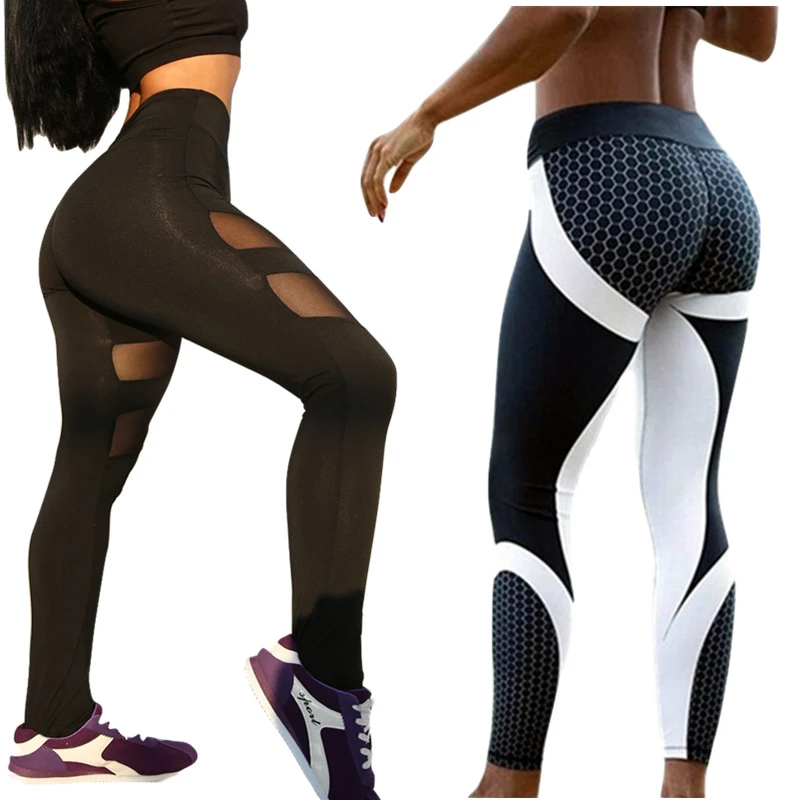 

Gym Pants Women For Fitness Yoga Leggings High Waist Running Tights Female Letters Striped Jogging Workout Wear Women Sport Pant