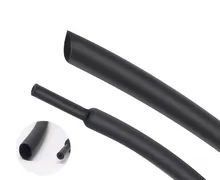 1meter/lot Heat Shrink Tube 1MM 2MM 3MM 4MM 5MM 6MM 8MM 10MM Heat Shrink Tubing Shrinkable Wrap Wire Cable Sleeve Kit 8meter lot heat shrink tubing tube black color 1mm 1 5mm 2mm 3mm 4mm 5mm 8mm 10mm 2 1 electrical insulation car cable kit