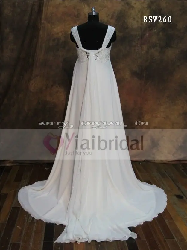 RSW260 ампир талии шифоновое, для будущих мам свадебное платье для беременных