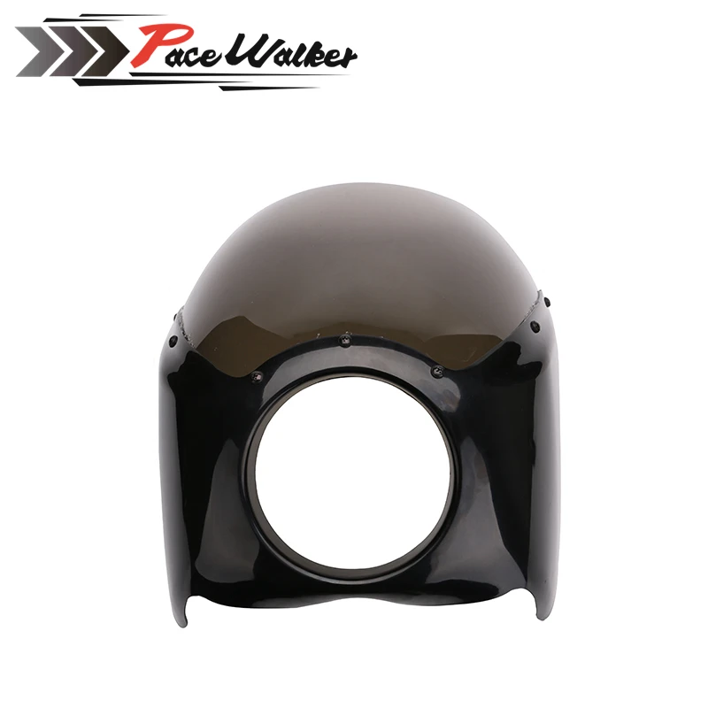 

FREE SHIPPING new arrived black Wide Glide Motorcycle Headlight Plastic Front Fairing Kit