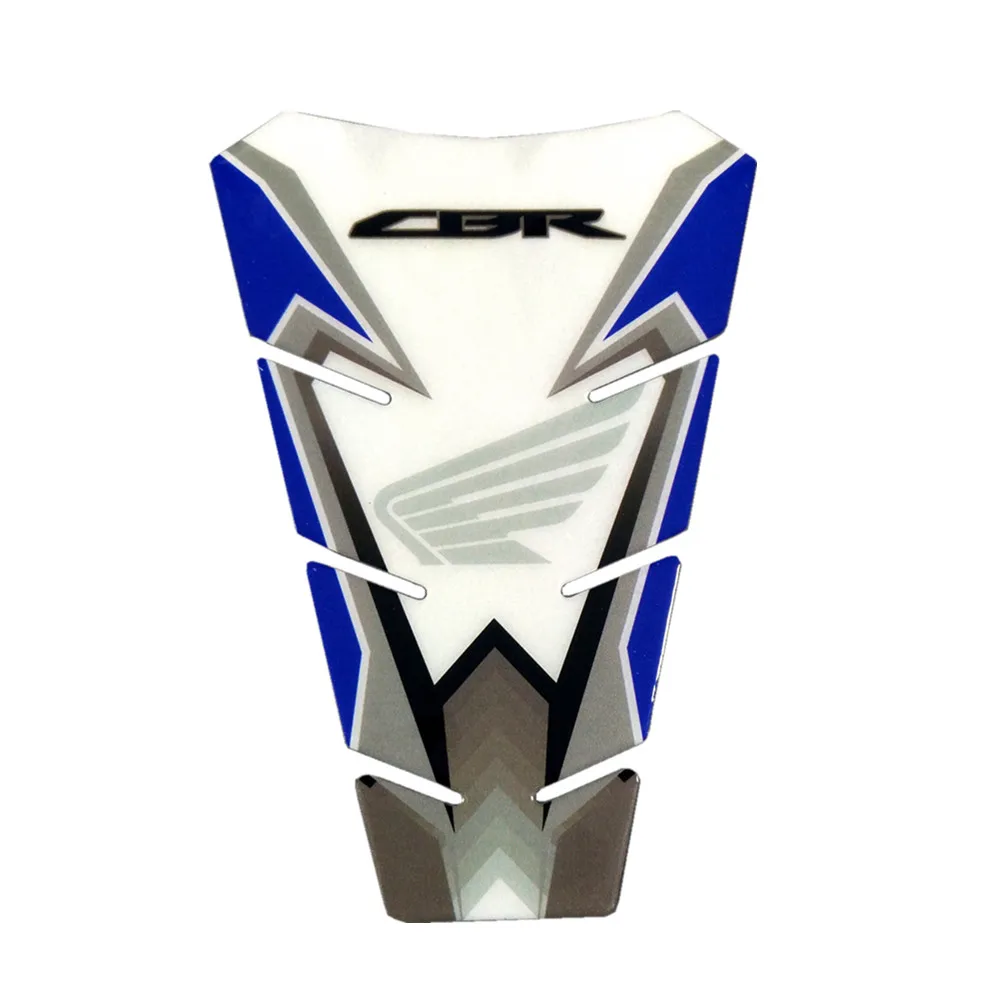 Мотоцикл для Honda CBR HRC поднял топливный бак подушки высокого качества аппликация, Наклейка мотоцикл общие cbr цели синий и белый - Цвет: Style 2