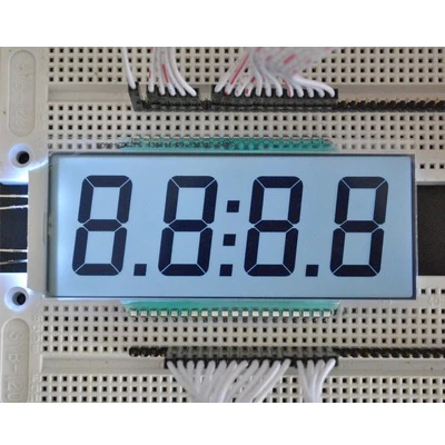 

40PIN TN Positive 4-Digits Segment LCD Panel White LED Backlight 5V Refueling Machine Screen