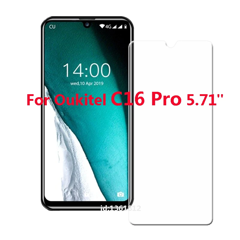 

Oukitel C16 Pro Tempered Glass High Quality New Screen Protector Film For Oukitel C16 Pro Mobile Phone Protection Glass 5.71inch