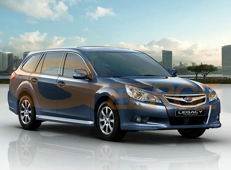 ccfl angel eyes Subaru Legacy Outback 2010 2011 2012 2013 2014 Headlight(2)