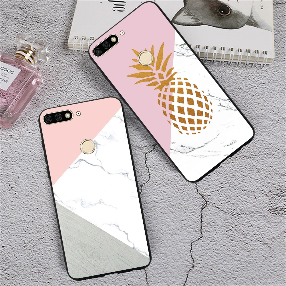 Чехол Demelfu для huawei Y9 2019 2018 Enjoy 9 Plus 8 чехол s силиконовый звездное небо мрамор