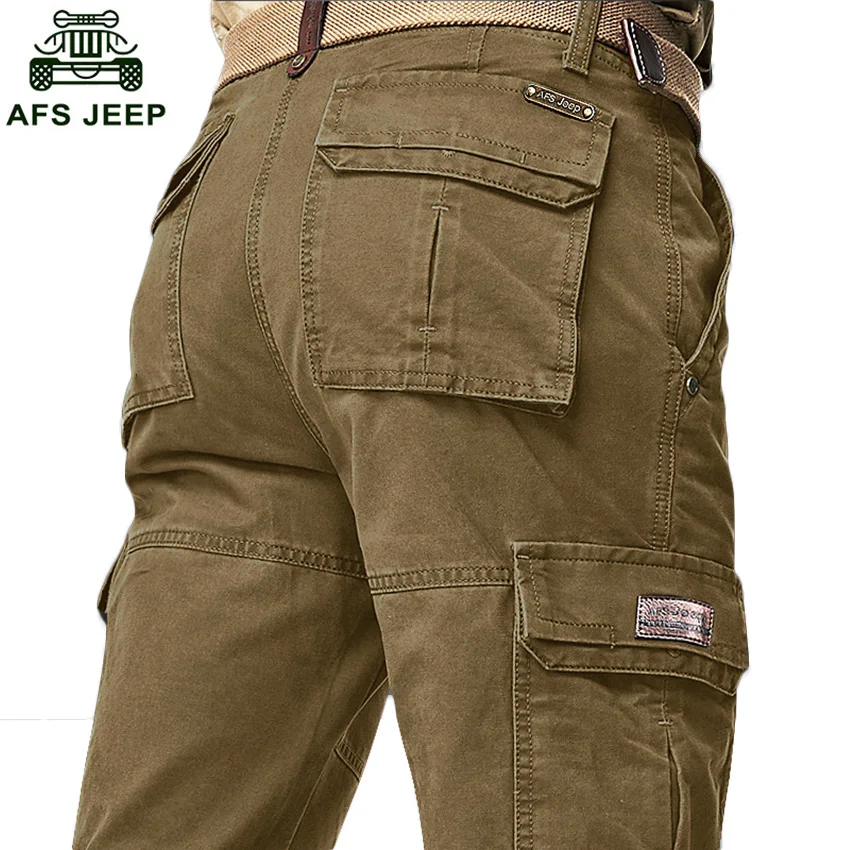Free Shipping 2018 New Men Winter Trousers Afs Jeep Brand Men Pants