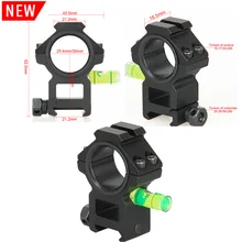 PPT Тактический 25,4 мм до 30 мм прицела с пузырьковым уровнем HS24-0206