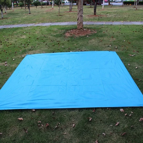 Портативный матрас для кемпинга Водонепроницаемый Открытый коврик для кемпинга брезент Bay Play песок пляж пикника барбекю пляжный коврик - Цвет: Blue