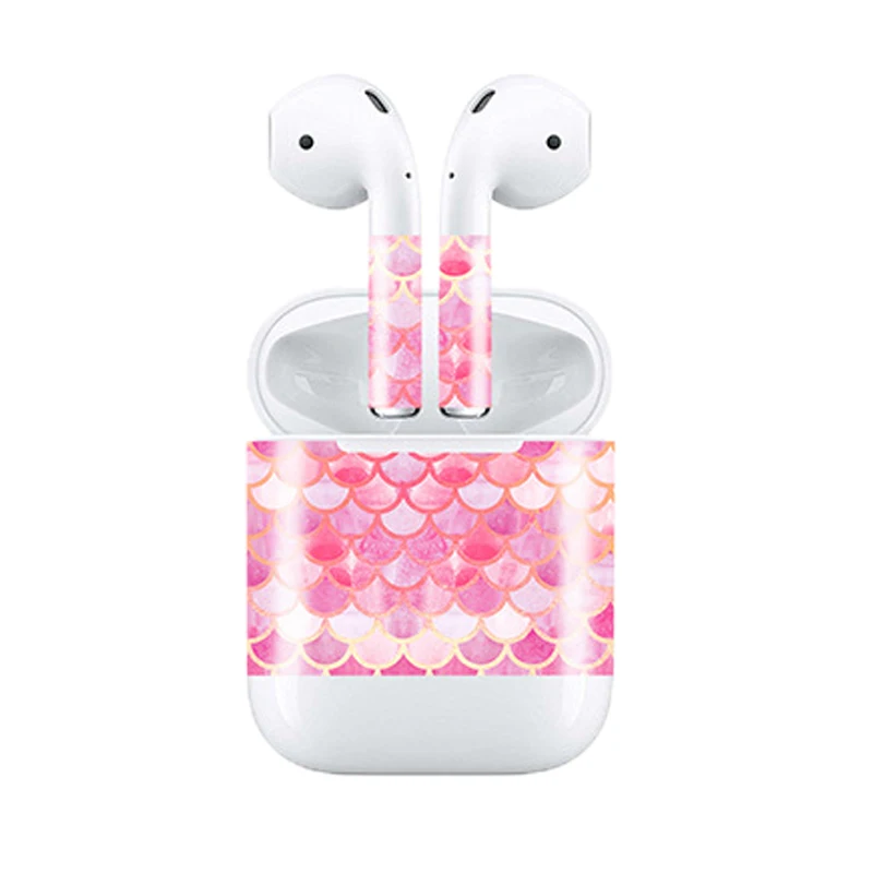 

Cartoon Earphone Sticker Skin Self-Adhesive Film Scratch Resistant UltraThin for Apple Airpods Earphone Charging Case
