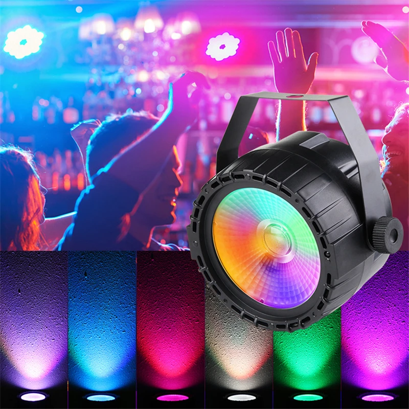 1 шт. RGB УФ COB LED сценический свет 10 Вт Par свет беспроводной пульт дистанционного управления сценическое освещение лампа DJ DMX огни для вечеринок баров Decoratio