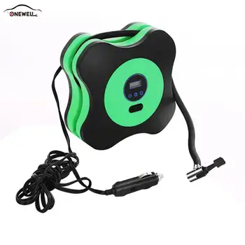 

12V Auto tire digital pre-set tire pressure portable car inflatable digital transmitter plug cigarette lighter