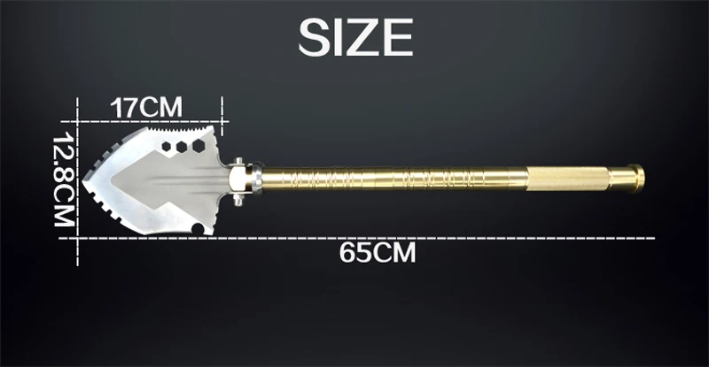 King Sea Военная Портативная Складная Лопата для выживания лопатка Dibble pick аварийный Сад Кемпинг Открытый палаплегируемый инструмент