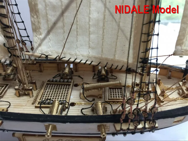 Новая версия набор моделей корабля для хобби Halcon 1840 CNC латунные пушки роскошный