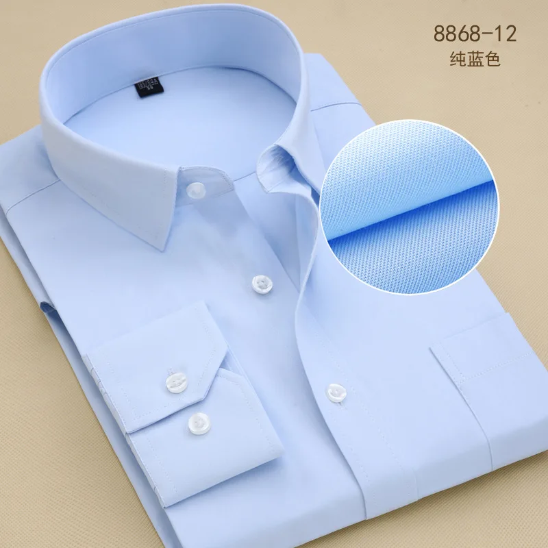 Осенняя брендовая мужская рубашка в полоску, деловая официальная рубашка с длинным рукавом, мужские рубашки для офиса размера плюс, мужские топы 7XL