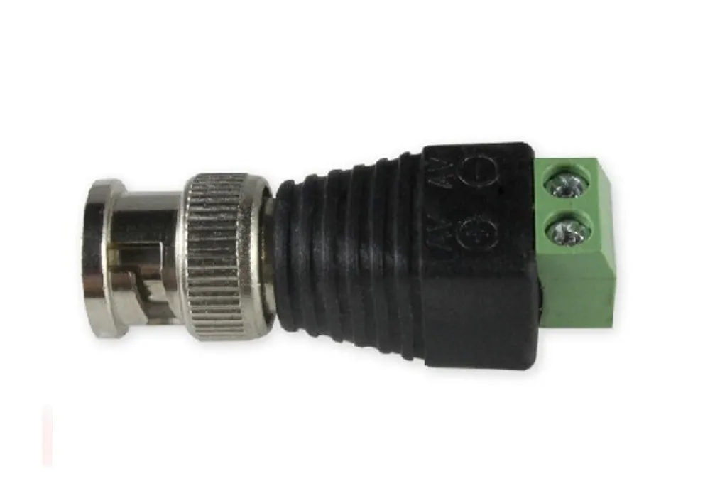 100 шт. Mini Coax CAT5 Male BNC коннектор для камеры видеонаблюдения Видео балун