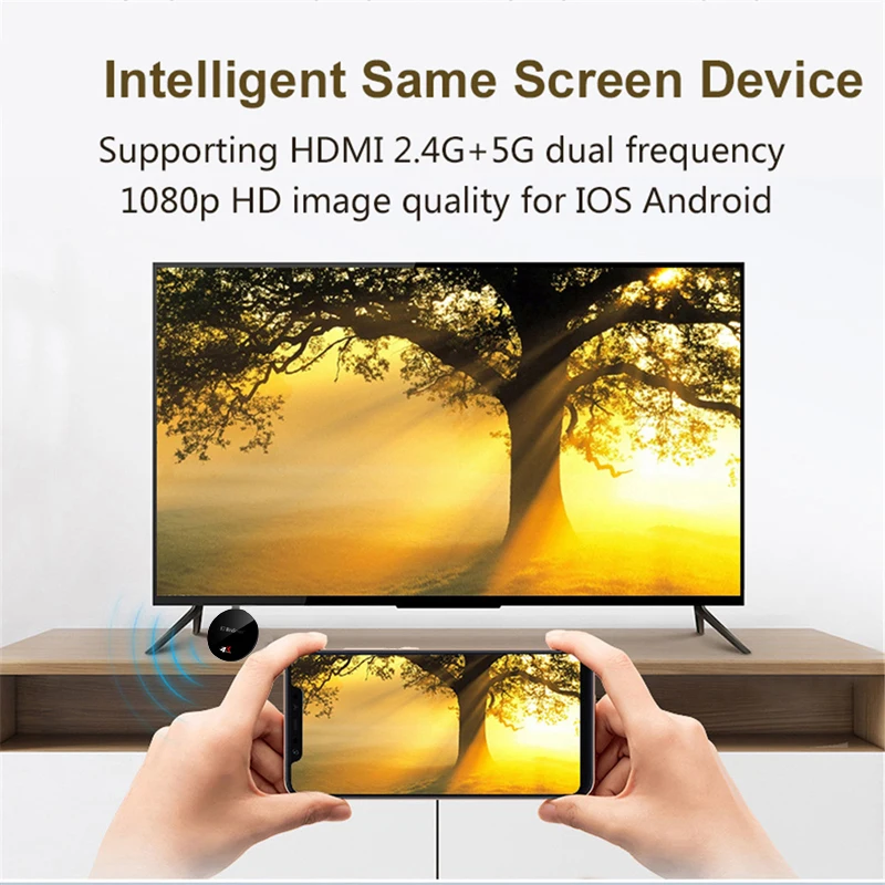 HDMI беспроводной wifi 2,4/5G 4K зеркальное отображение Airplay DLNA дисплей ключ адаптер для IPhone 11 Pro Max huawei P30 Android телефон к телевизору