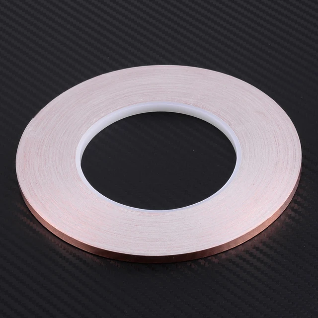 Cheap LETAOSK 50M 5mm Single Side Conductive Copper Foil Tape Adhesive Shield Heat Resist Computer Peripheral Wire Cheap LETAOSK 50M 5mm Single Side Conductive Copper Foil Tape Adhesive Shield Heat Resist Computer Peripheral Wire