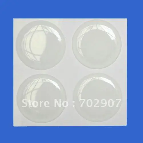 Wholesale Clear Epoxy Sticker Resin 1 1/4 inch Round Cameo Resin ,Self
