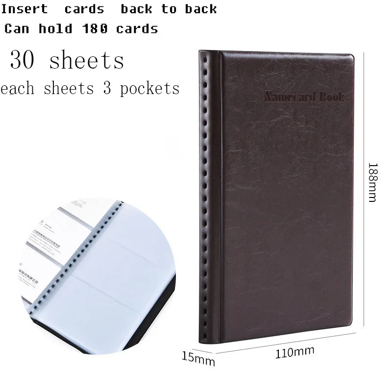 180 cards brown