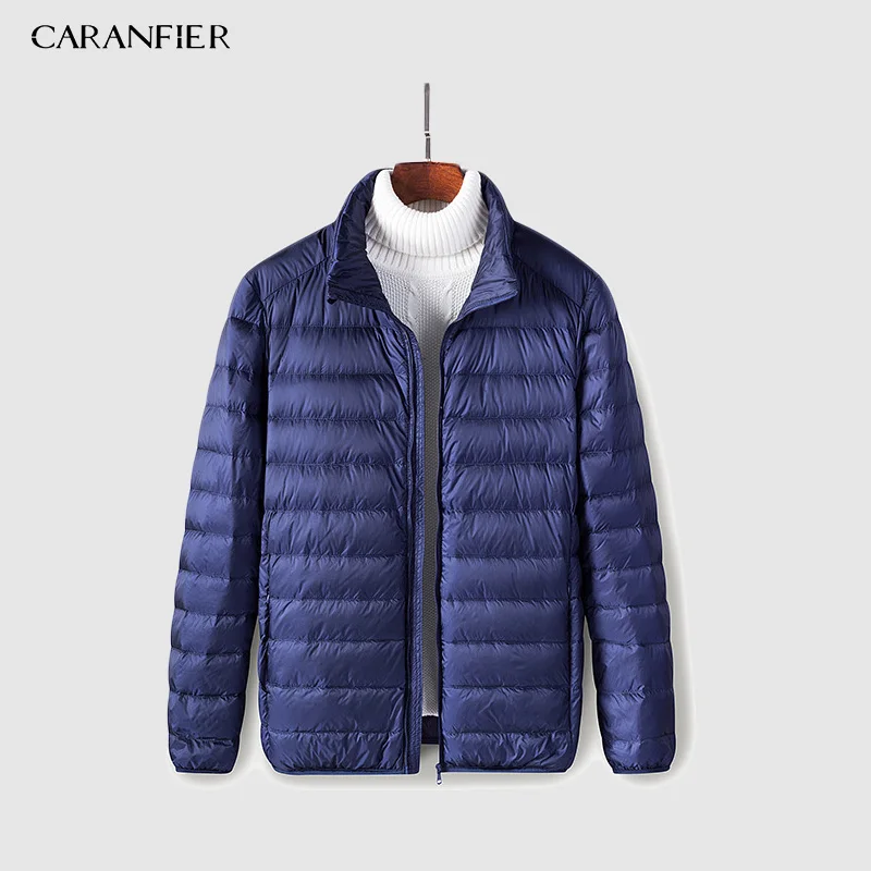 Мужское хлопковое пальто CARANFIER 6 шт. зимняя куртка с толстым воротником