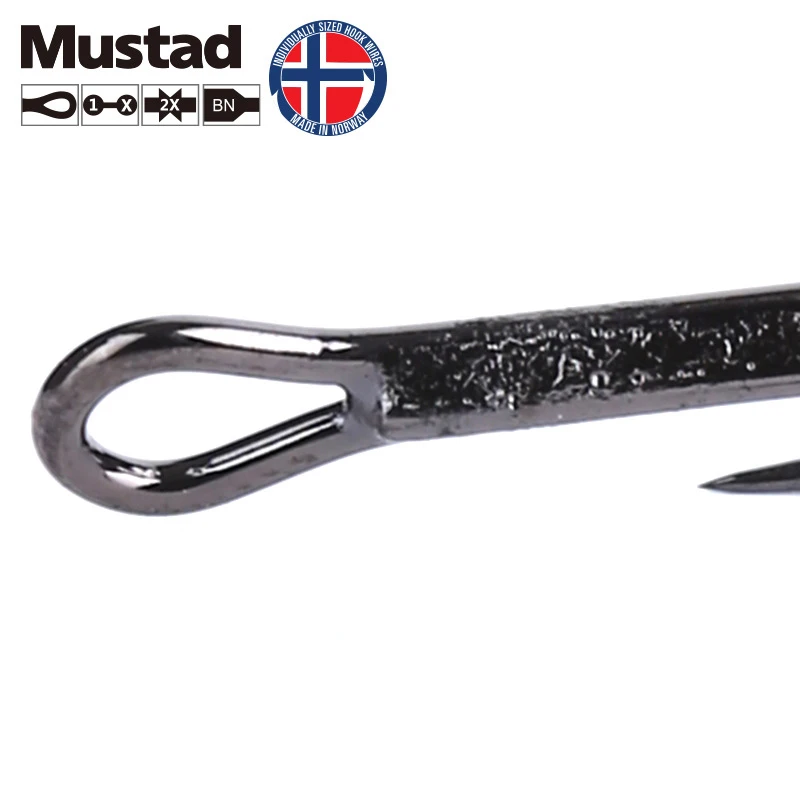 Mustad Norway происхождения рыболовный крючок наивысшего качества из высокоуглеродистой стали тройной рыболовный крючок, 4#6#8#10#, TG/TN78NP-BN