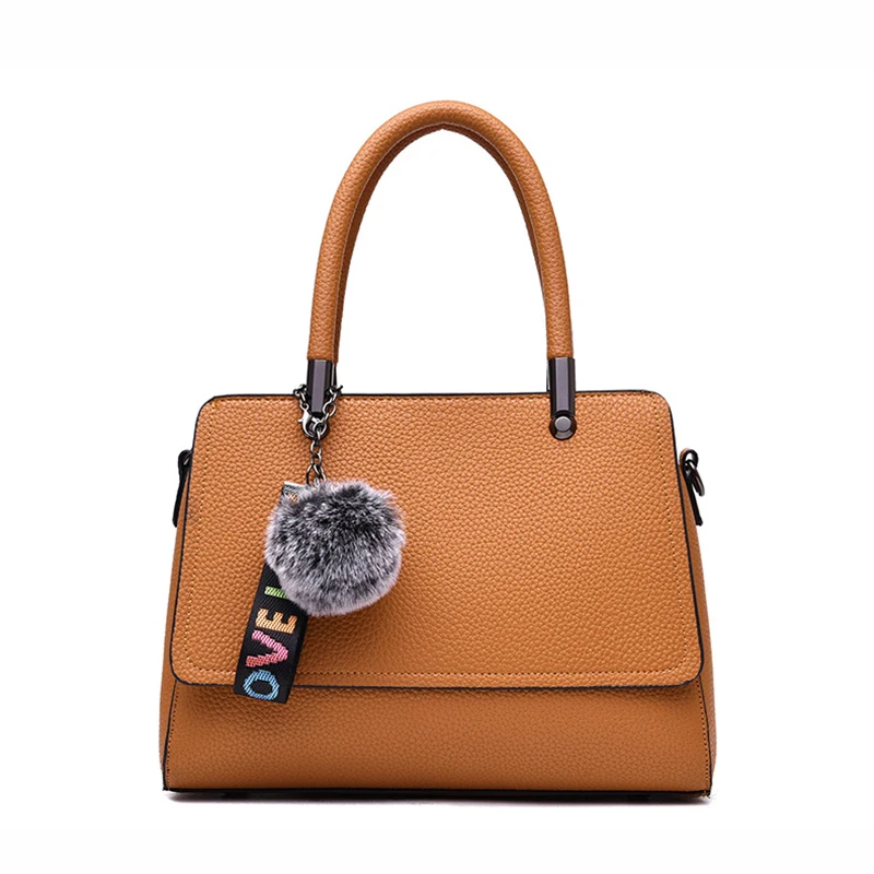 Women Handbag Solid Fur Soft Crossbody Shoulder Bag Female Bolsa Feminina Ladies Messenger Bags Fashion Pu Leather Tote SS7196 (15)