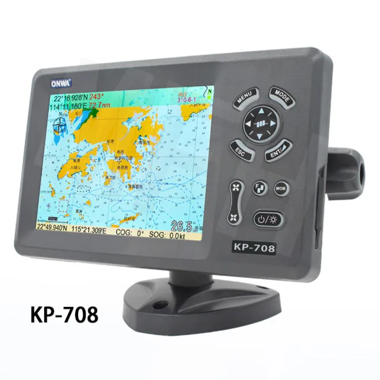 ONWA 7 &quotGPS Chartplotter C/W внутренняя GPS антенна KP 708|watches simple|watches marinewatch 1080p |