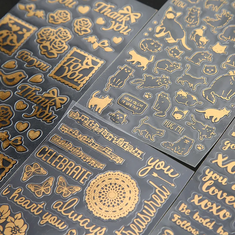 

Golding Twinkle Daily Decorative Washi Stickers Scrapbooking Stick Label Diary Stationery Album Stickers