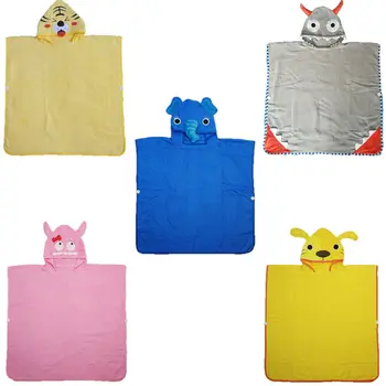 

Toddler Baby Kid Cartoon Sleepwear Hooded Plush Robe Babies Kids Animal Pajamas Bathrobe Sleepwear