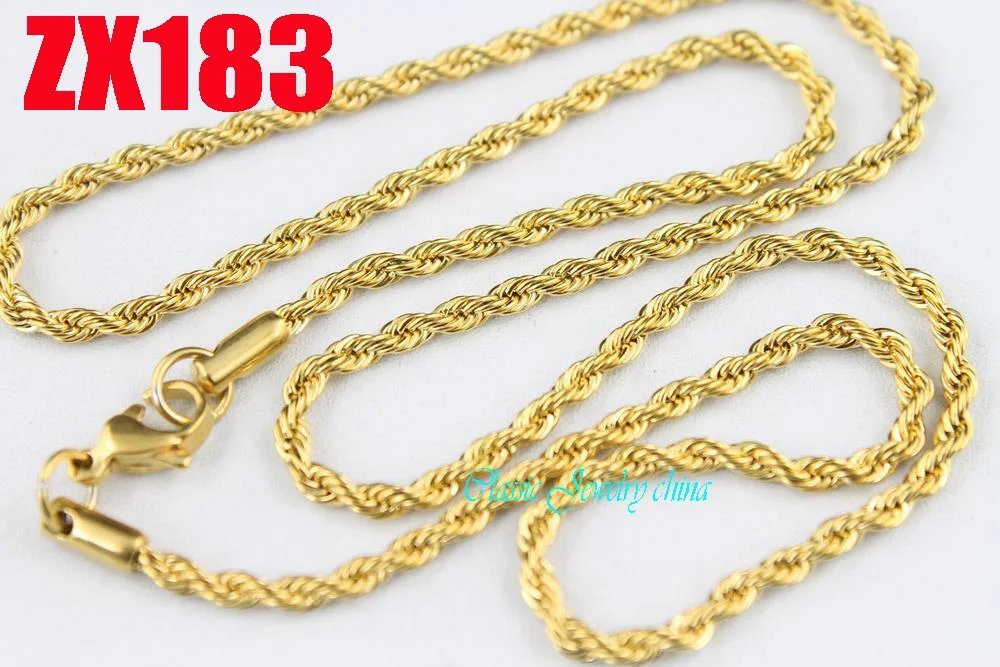 Цепочка Из Нержавеющей Стали 18/20/24/26/30 дюймов 2 4 мм|male chains|chain stainlessstainless steel necklace |