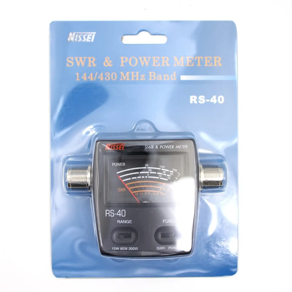 RS-40 SWR/Watt Meter NISSEI 125-525MHz UHF/VHF M
