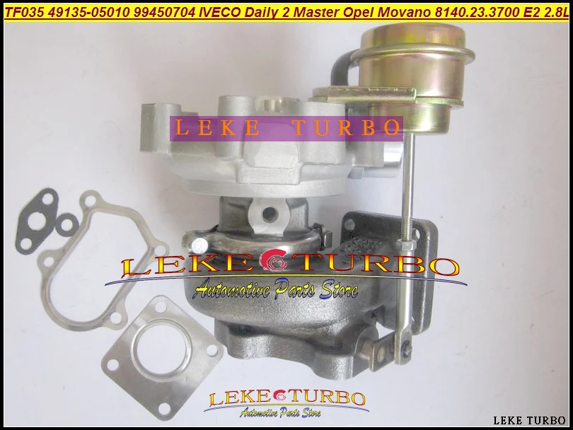 TURBO TF035 49135-05010 53149886445 53149706445 Turbocharger For IVECO Commercial Daily Master For Opel Movano 8140.23.3700 2.8L (1)