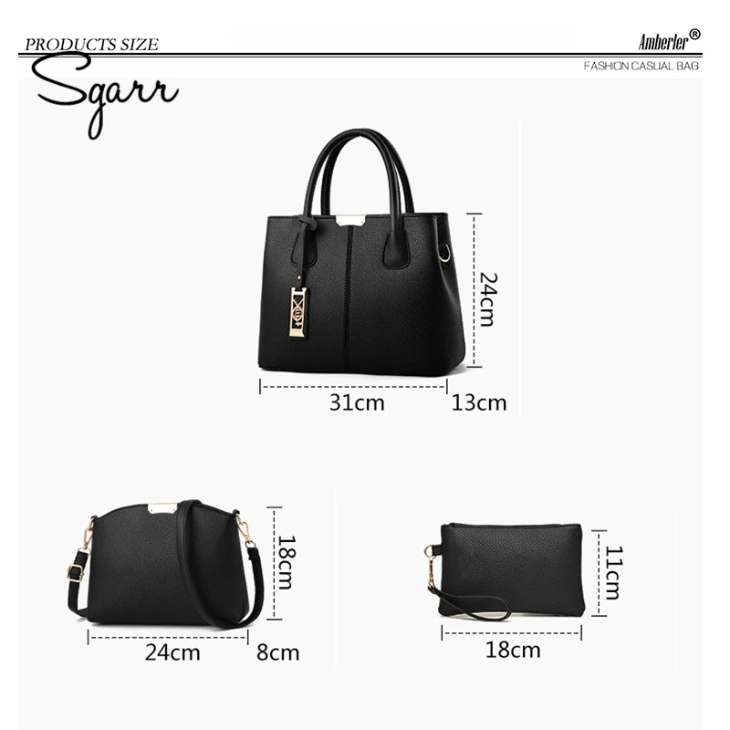 SGARR عالية الجودة المرأة PU حقائب يد جلدية جديد أزياء السيدات حقيبة كتف للنساء Crossbody حقيبة كبيرة قدرة حمل أكياس