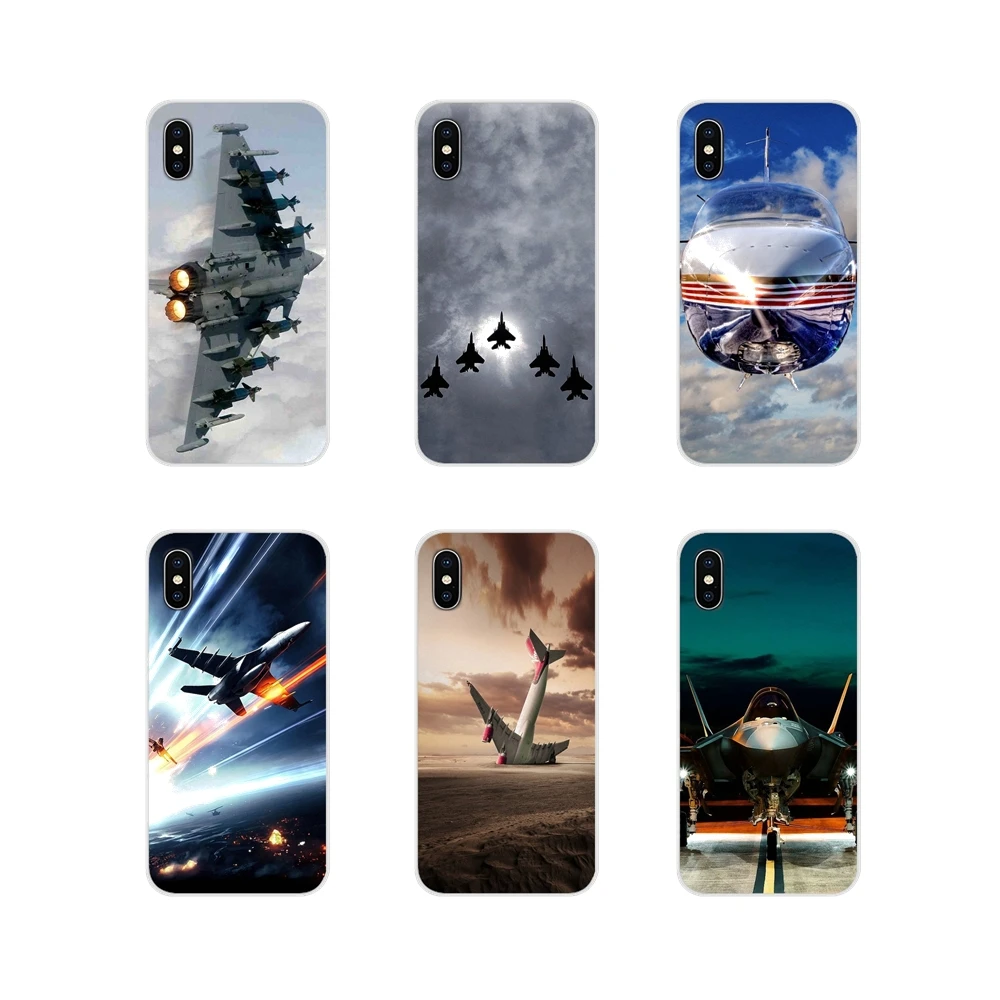 

fighter propeller plane aircraft airplane Soft TPU Cover For Samsung A10 A30 A40 A50 A60 A70 Galaxy S2 Note 2 3 Grand Core Prime