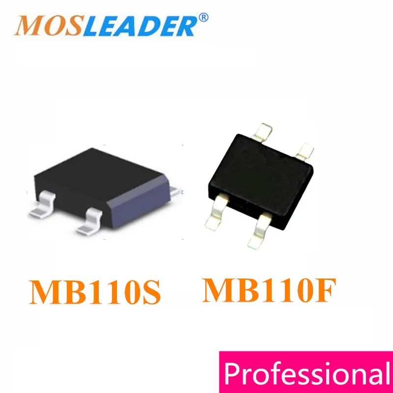 Mosleader MB110S MB110F SOP4 1000PCS MB110 1A 100V Schottky Bridge ...
