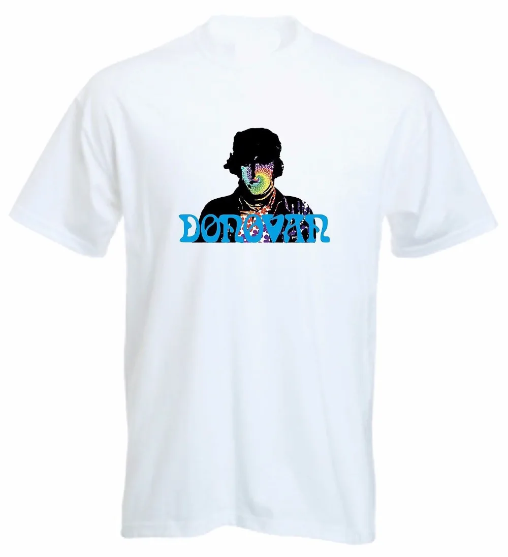 Мужская футболка Donovan POP MUSIC желтая в стиле хиппи Солнечный свет новинка 2019|men t shirt|t