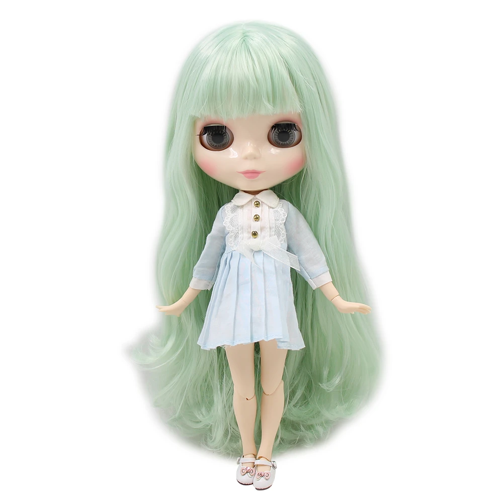green hair doll