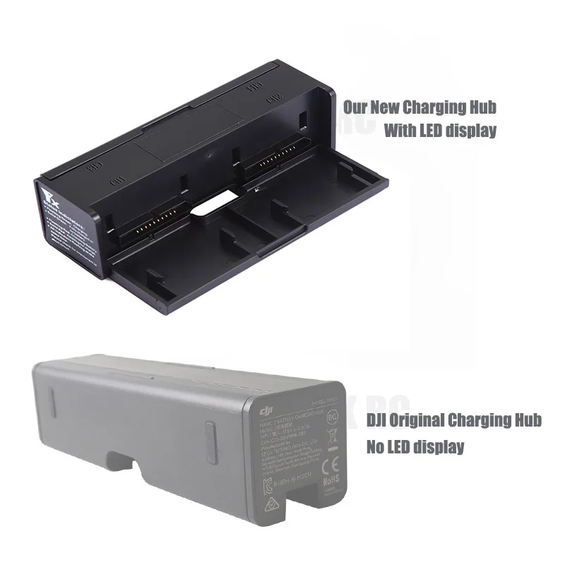 Battery Charging Hub Dock 4Port Charger 4in1 for Rc DJI MAVIC 2 Pro Zoom Drone