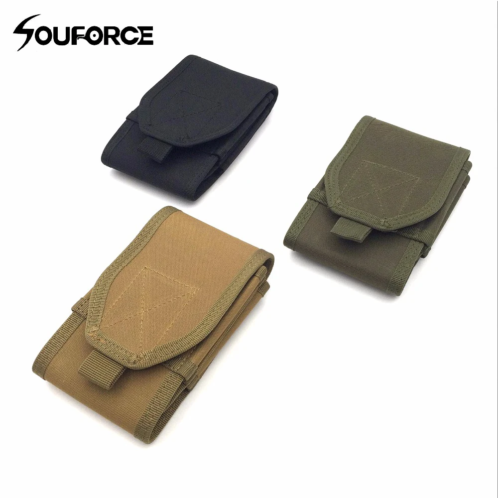 Light Portable Tactical Open Top Mag Magazine Clip Pouch Military
