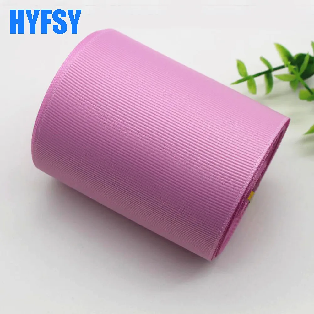 Solid Color Ribbon DIY Handmade Material Gift Wrapping Head Bows Hair Decoration Clothing Grosgrain 50MM 5 Yards 10 Yards