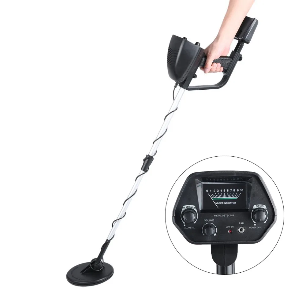 (Ship From DE)High Sensitivity Metal Detector Treasure Gold Hunter Depth Probe Deep Target Metal
