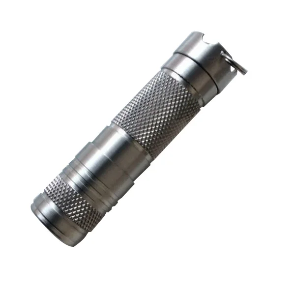 

DQG Tiny Lightweight Waterproof XP-G2 Stainless Steel 230 LM 3 Modes EDC Mini LED Flashlight By AA/14500 Batteries