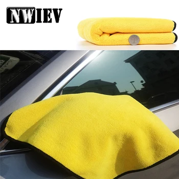 

NWIEV Car styling Plush Wash Towel For Ford Focus 2 3 VW Passat B6 B5 B7 B8 Toyota Avensis Skoda Rapid Fabia BMW E46 Accessories