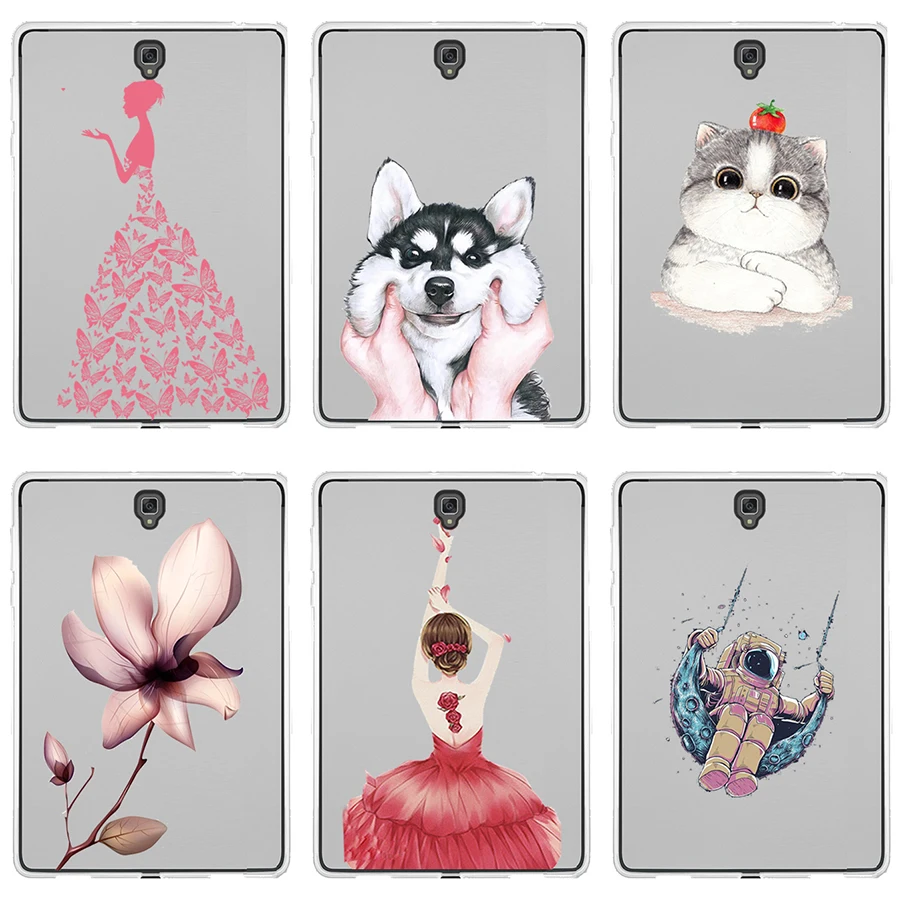 Gusci Di Protezione Coque Per Samsung Galaxy Tab S3 T820 T825 9.7 "Caso Tablet Tab S3 9.7 Molle Di Tpu Carino Posteriore Custodie