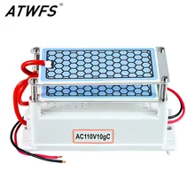 ATWFS высококачественный 110 в 10 г озоновый генератор очиститель воздуха фильтр стерилизатор интегрированная керамическая озоновая пластина озонатор воздуха