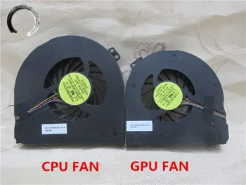 

New Laptop CPU 002HC9 /GPU 05PJ49 Cooler Fan For Dell Precision M4600 DFS601605HB0T 5V 0.5A 02HC9 5PJ49 DC2800B2SL DC2800B3SL